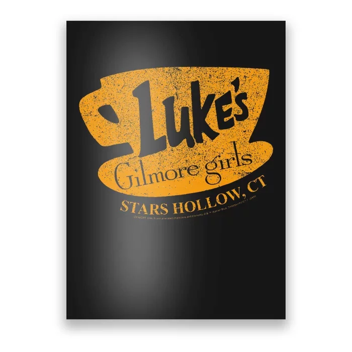 Gilmore LukeS Diner Stars Hollow Distressed Sign Poster