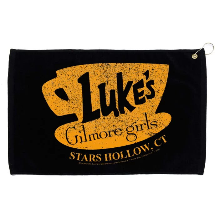 Gilmore LukeS Diner Stars Hollow Distressed Sign Grommeted Golf Towel