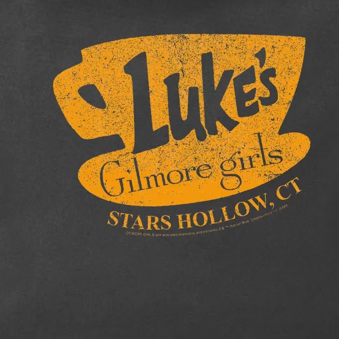 Gilmore LukeS Diner Stars Hollow Distressed Sign Zip Tote Bag