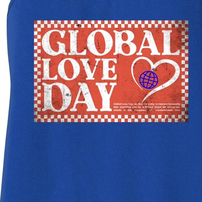 Global Love Day Gift Women's Racerback Tank