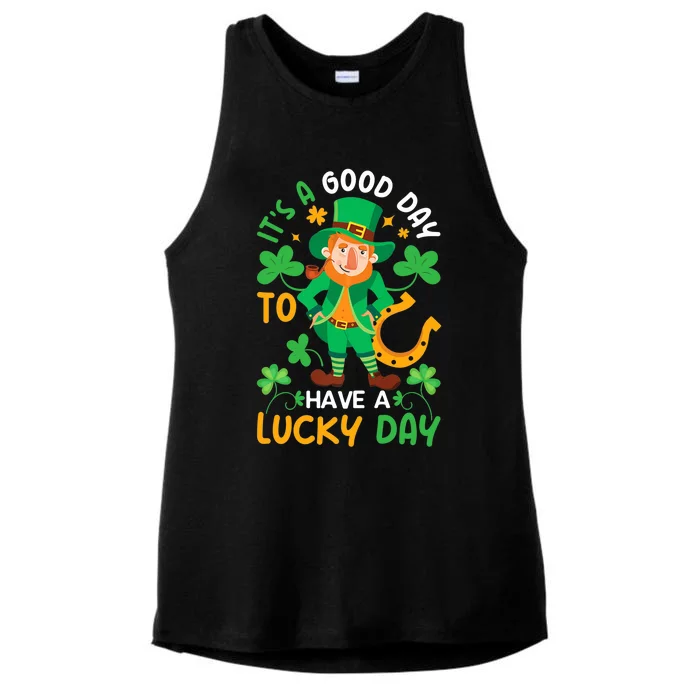 Good Lucky Day, Funny Teacher and Student St Patricks Day Premium Ladies Tri-Blend Wicking Tank