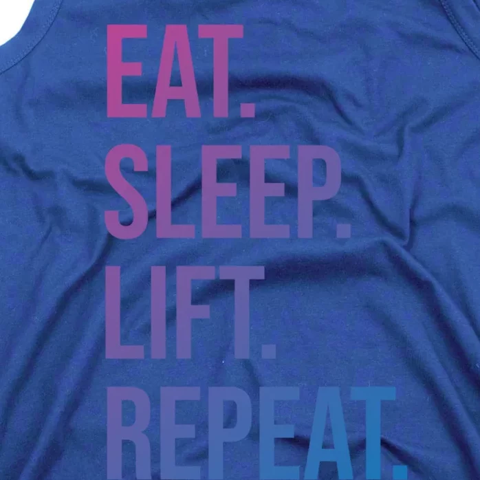 Gym Lifting Eat Sleep Lift Repeat Gift Tank Top