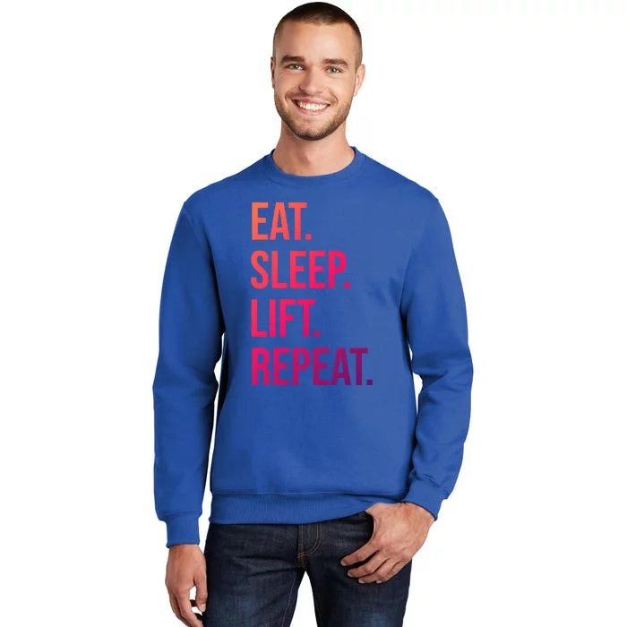 Gym Lifting Eat Sleep Lift Repeat Gift Sweatshirt