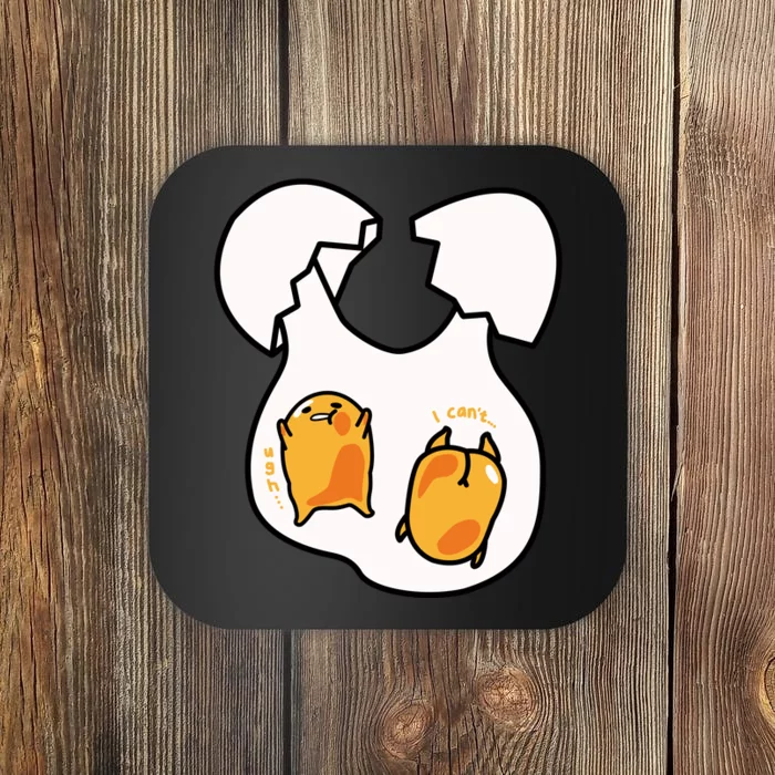 Gudetama Lazy Egg Twins Gift Coaster