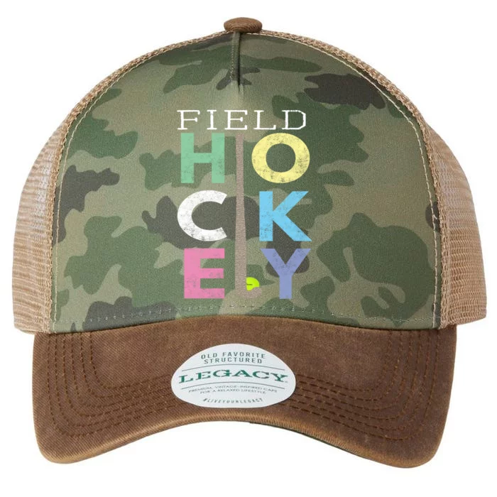 Girls Love Field Hockey Fun Birthday Gift Product Gift Legacy Tie Dye Trucker Hat