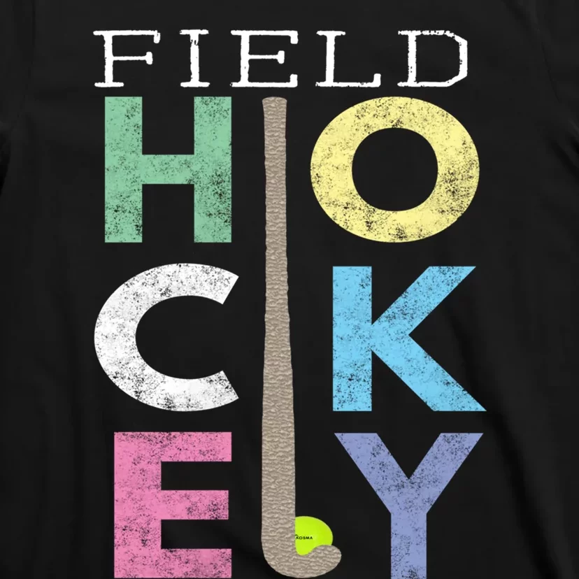 Girls Love Field Hockey Fun Birthday Gift Product Gift T-Shirt