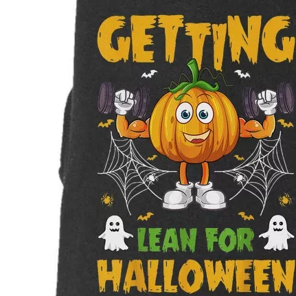 Getting Lean For Halloween Funny Workout Happy Halloween Doggie 3-End Fleece Hoodie