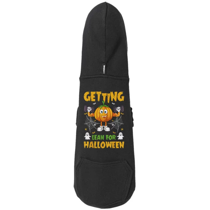 Getting Lean For Halloween Funny Workout Happy Halloween Doggie 3-End Fleece Hoodie