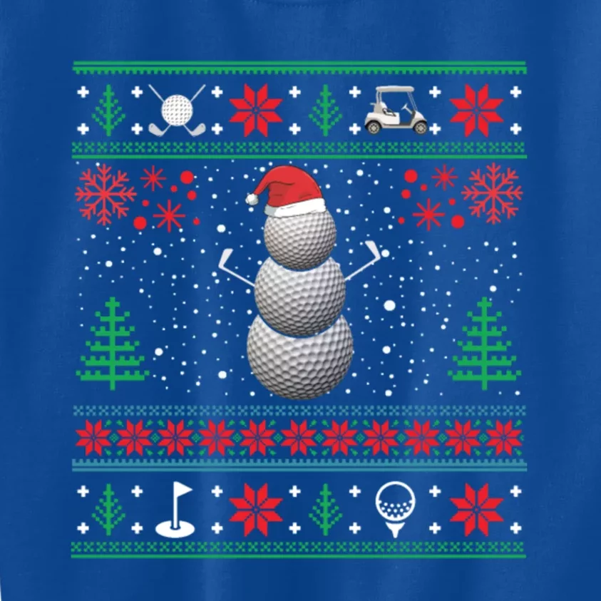 Golf Lover Funny Golf Ugly Christmas Sweaters Cute Gift Kids Sweatshirt