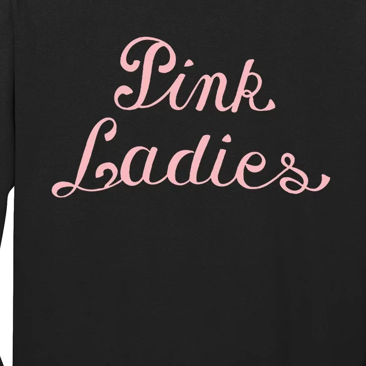 Grease Ladies Font Long Sleeve Shirt