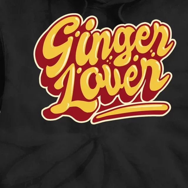 Ginger Lover Funny Redhead Retro Tie Dye Hoodie