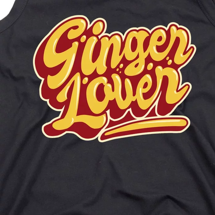 Ginger Lover Funny Redhead Retro Tank Top