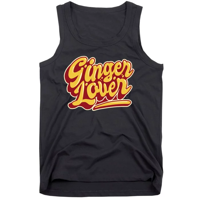 Ginger Lover Funny Redhead Retro Tank Top