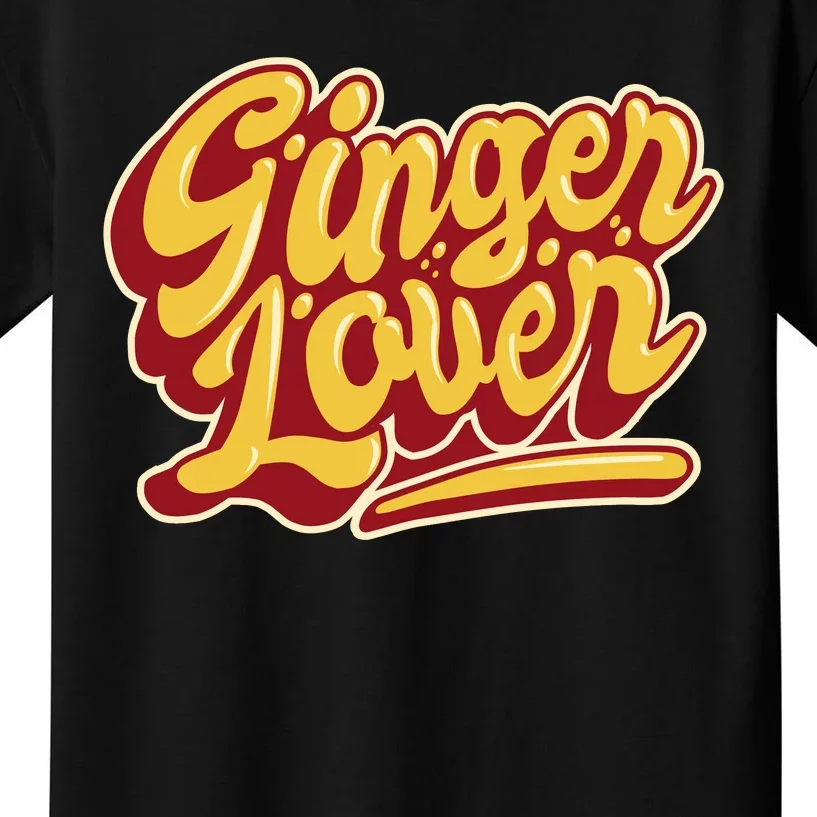 Ginger Lover Funny Redhead Retro Kids T-Shirt