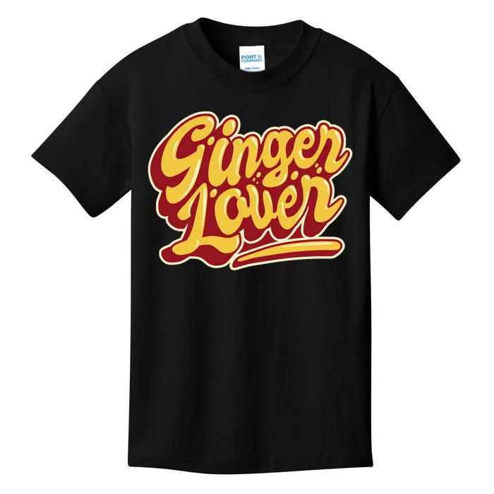 Ginger Lover Funny Redhead Retro Kids T-Shirt