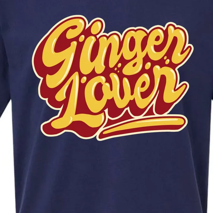 Ginger Lover Funny Redhead Retro Sueded Cloud Jersey T-Shirt