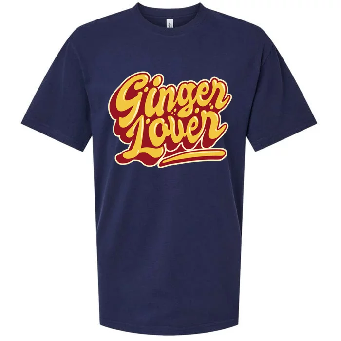 Ginger Lover Funny Redhead Retro Sueded Cloud Jersey T-Shirt