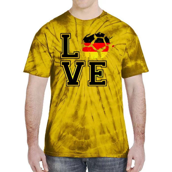 Germany Love Futbol Tie-Dye T-Shirt