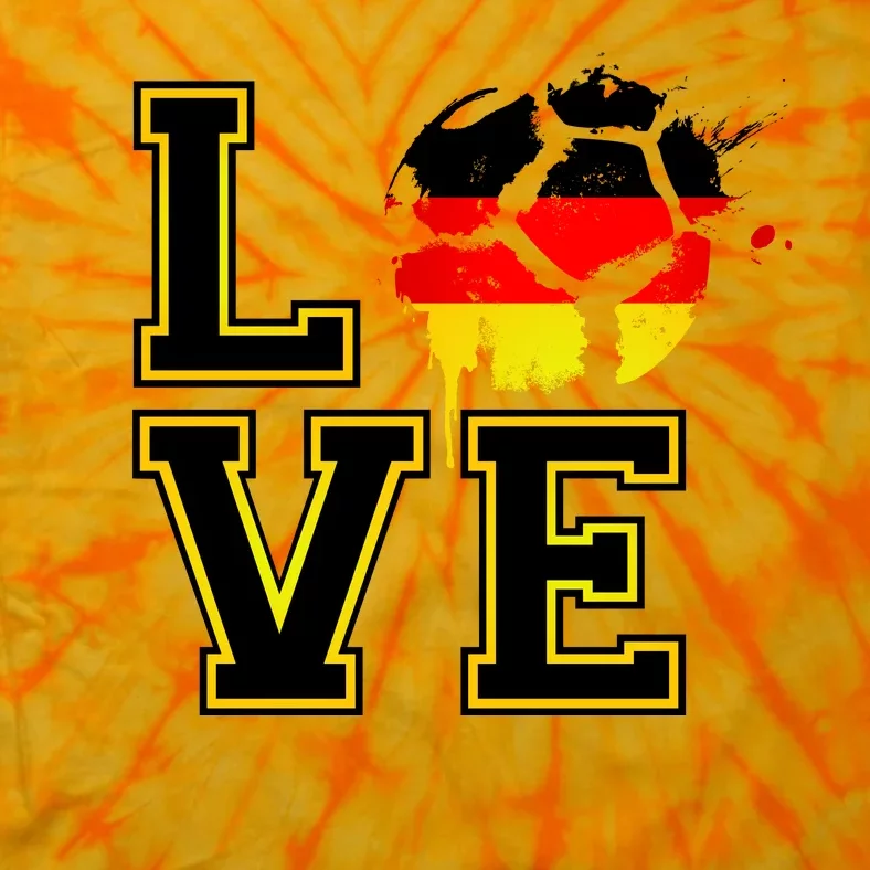 Germany Love Futbol Tie-Dye T-Shirt