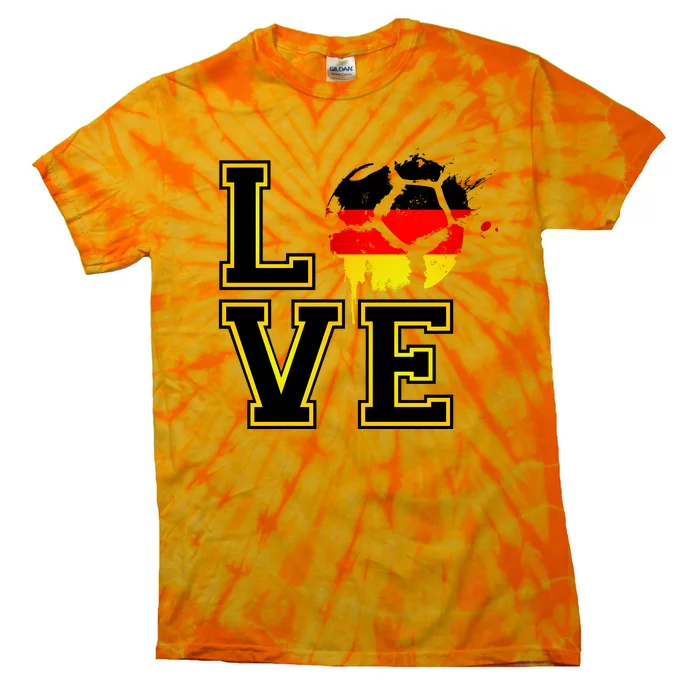 Germany Love Futbol Tie-Dye T-Shirt