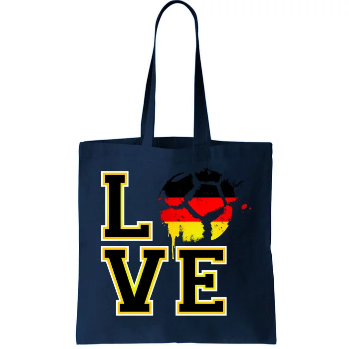 Germany Love Futbol Tote Bag