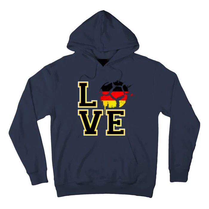 Germany Love Futbol Tall Hoodie