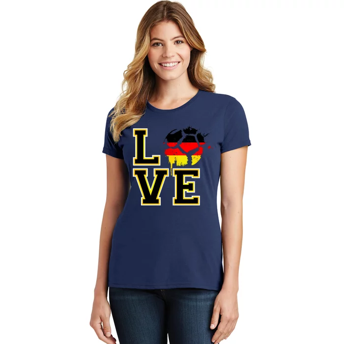 Germany Love Futbol Women's T-Shirt