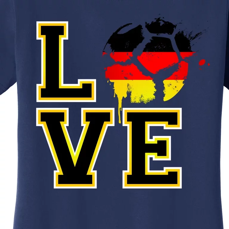 Germany Love Futbol Women's T-Shirt