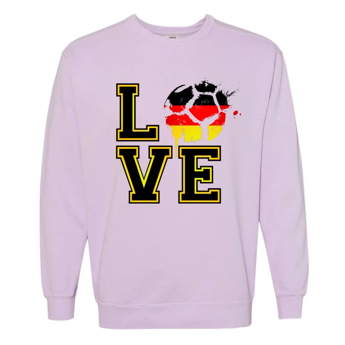 Germany Love Futbol Garment-Dyed Sweatshirt