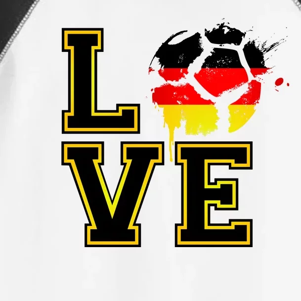 Germany Love Futbol Toddler Fine Jersey T-Shirt