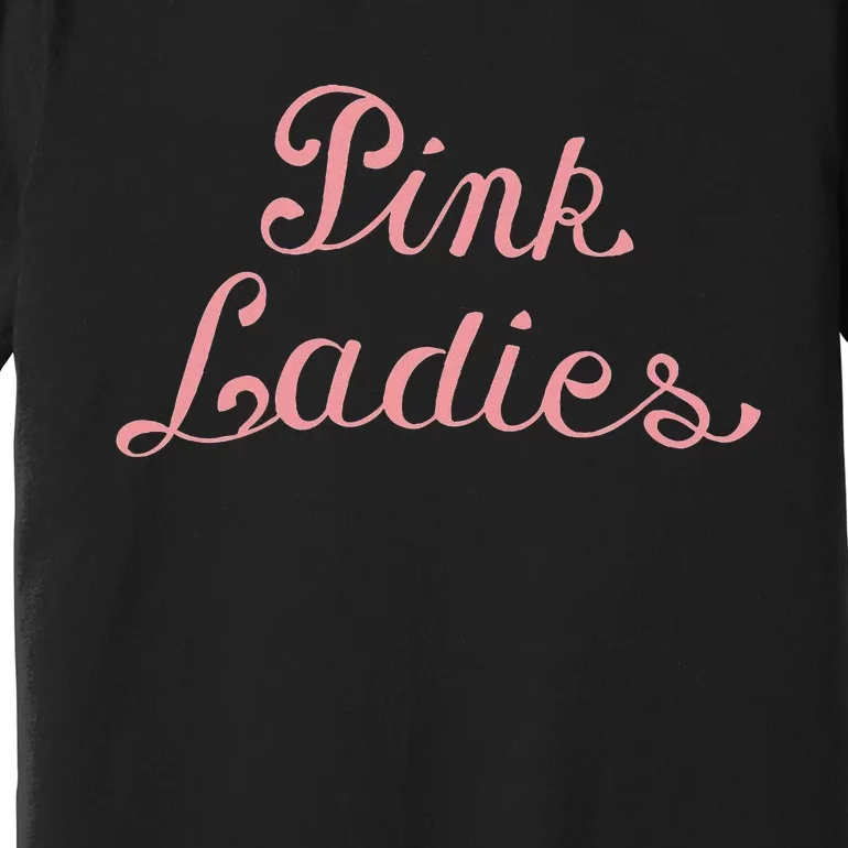 Grease Ladies Font Premium T-Shirt