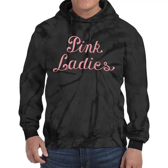 Grease Ladies Font Tie Dye Hoodie