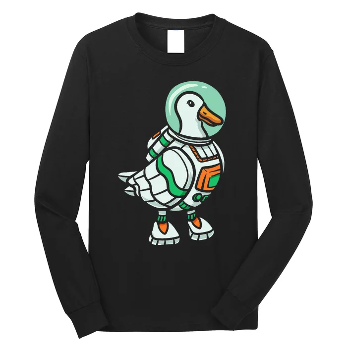 Goose Lover Future Astronaut Space Aerospace Long Sleeve Shirt