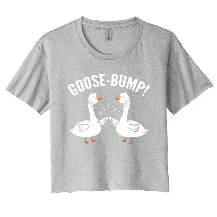 GooseBump Loving Friend Gift Women's Crop Top Tee