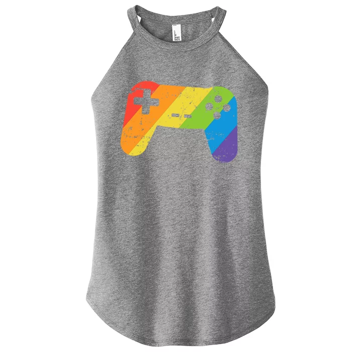 Gaymer Lgbt Gamer March Protest Parade Equality Hu Meaningful Gift Women’s Perfect Tri Rocker Tank