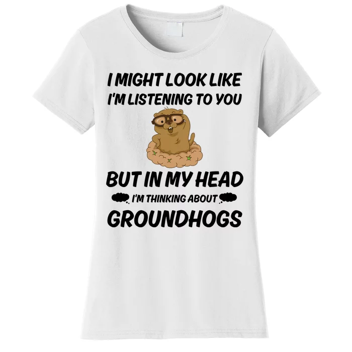 Groundhog Lover Gift Women's T-Shirt