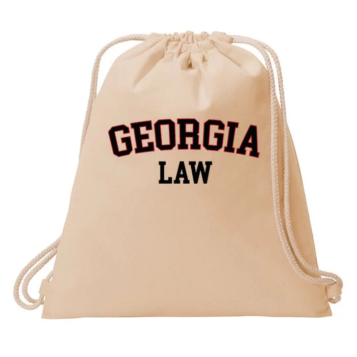 Georgia Law Georgia Bar Graduate Gift Lawyer College Drawstring Bag