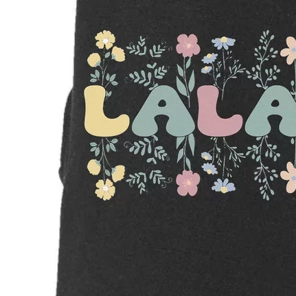 Groovy Lala Grandmother Flowers Lala Grandma Doggie 3-End Fleece Hoodie