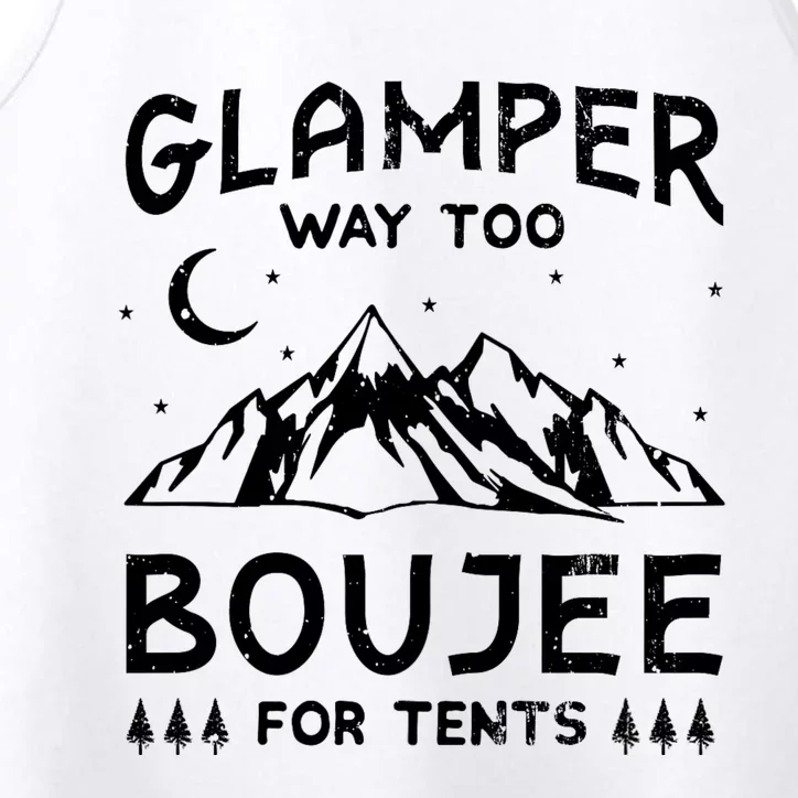 Glamping Luxury Glamper Boujee Tents Camper Camping Outdoor Performance Tank