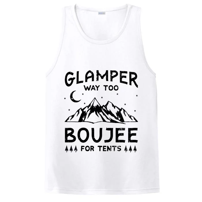 Glamping Luxury Glamper Boujee Tents Camper Camping Outdoor Performance Tank