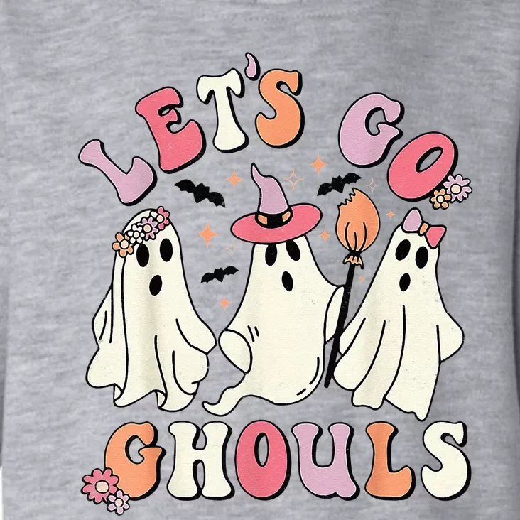 groovy lets go ghouls halloween ghost out costume Toddler Hoodie