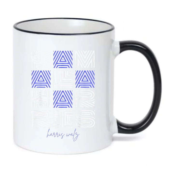 Geometry Lettering Black Color Changing Mug