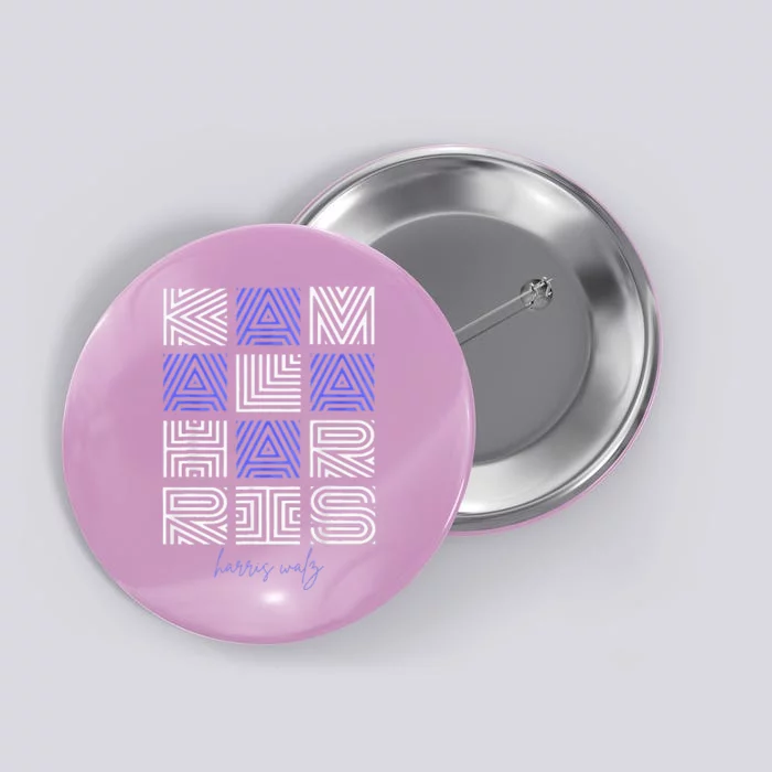 Geometry Lettering Button