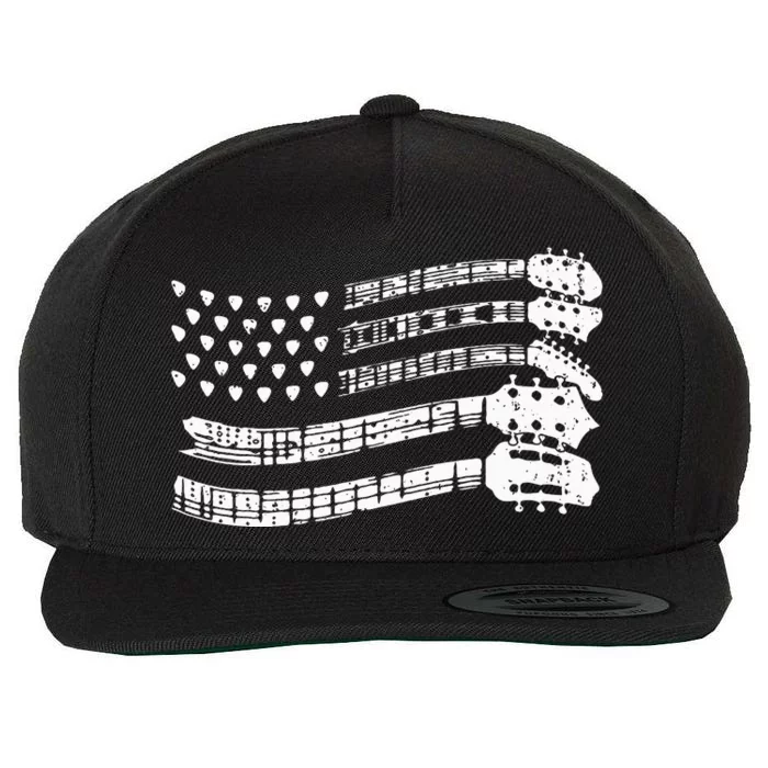 Guitar Lover Guitarist Guitar Player Music Lover Guitar Wool Snapback Cap