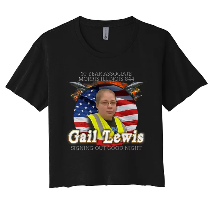 Gail Lewis Women's Crop Top Tee