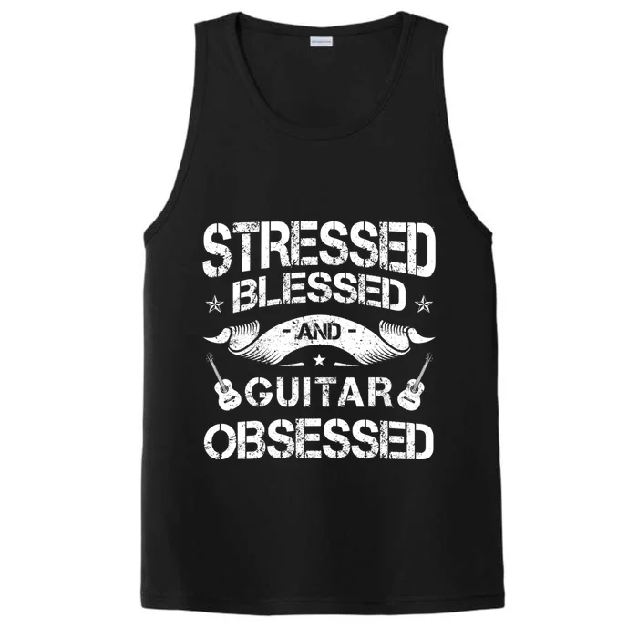 Guitar Lover Guitarist Musician Acoustic Fretted Instrut Meaningful Gift Performance Tank