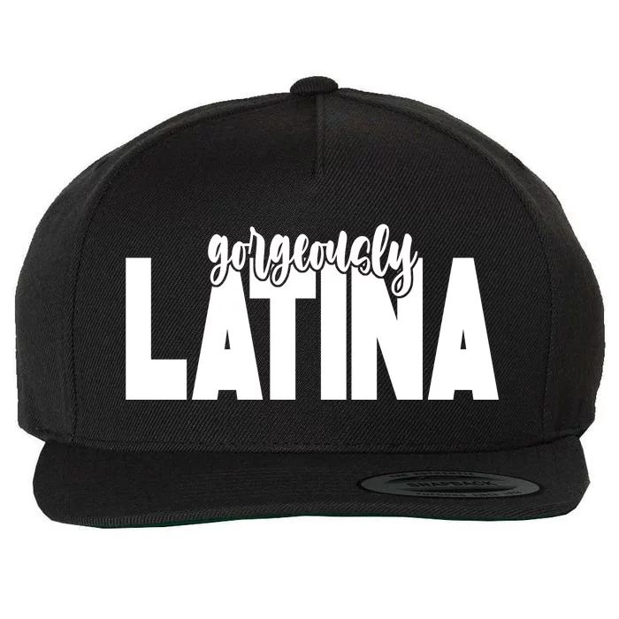 Gorgeously Latina Wool Snapback Cap