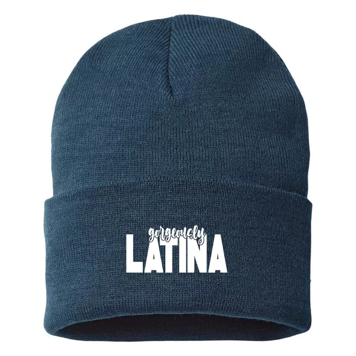 Gorgeously Latina Sustainable Knit Beanie