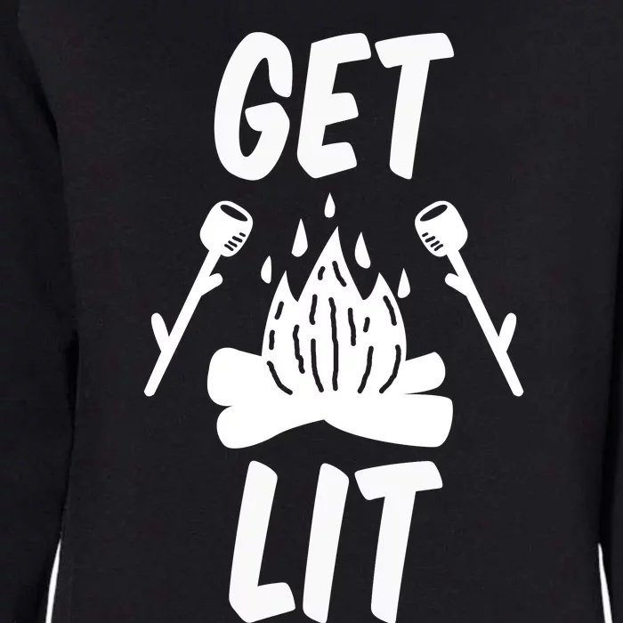 Get Lit Gift Womens California Wash Sweatshirt