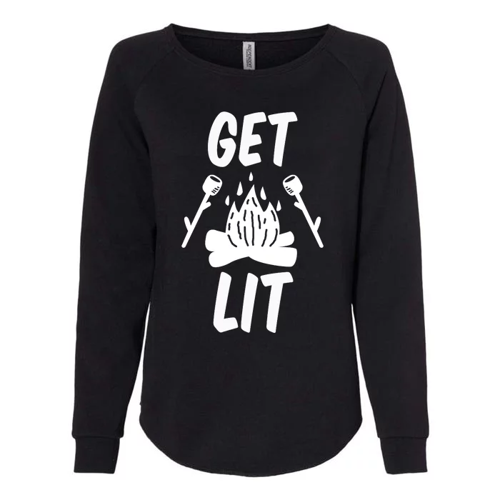 Get Lit Gift Womens California Wash Sweatshirt